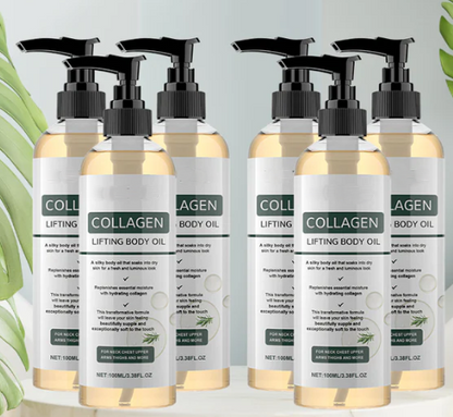 Collagen Lifting Body Oil :Reduces skin sagging by 98% and refines texture within 24 hours.