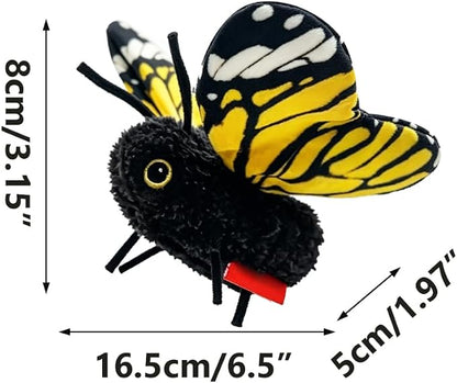 🐱🦋 Interactive Electric Cat Teaser Toy – Butterfly & Bluebird, 3 Smart Flying Modes, USB Rechargeable, Hanging with Washable Cover, Perfect for Indoor Cats 🎮🔋