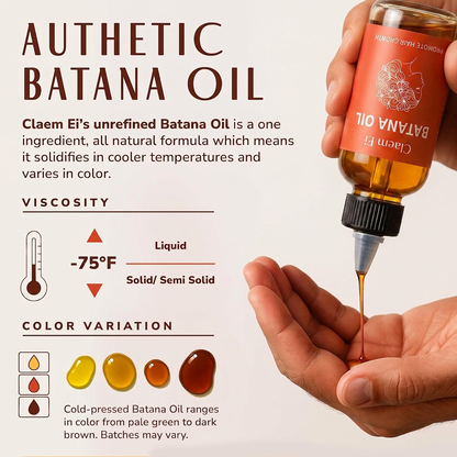 Claem Ei 100% Pure Batana Oil for Hair Growth & Repair