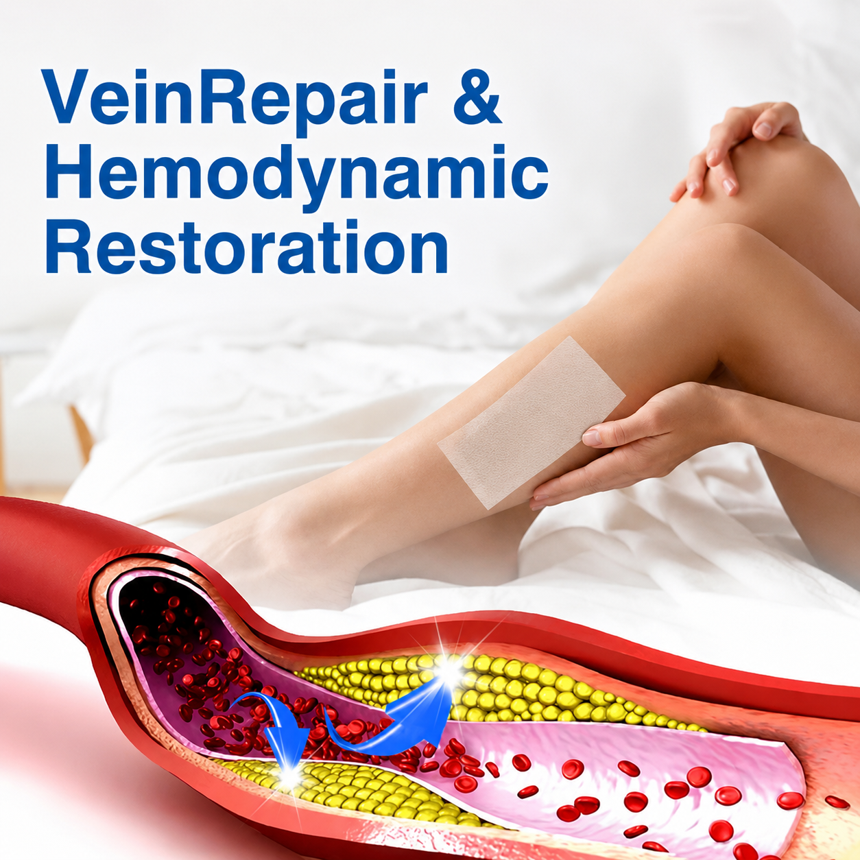🇺🇸🥇🏆Ladyscart® VeinRepair Microneedle Patch Roll⚡Instant Relief, Long-Term Results