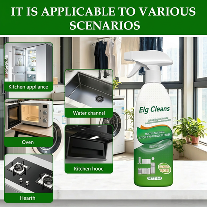 Discover the Elg Cleans Difference: Tough on Grease, Kind to Your Home.