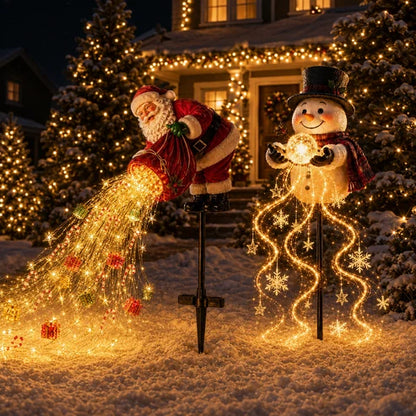 Christmas Early Discount 50% Off 🎁 Santa’s Magic Pour – Flowing LED Christmas Garden Light