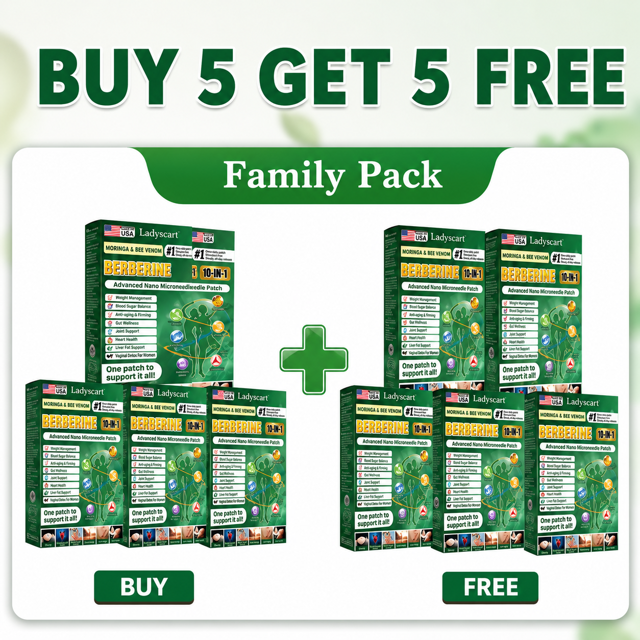 👑10 boxes: Buy 5 Get 5 Free – Lose up to 110 lb