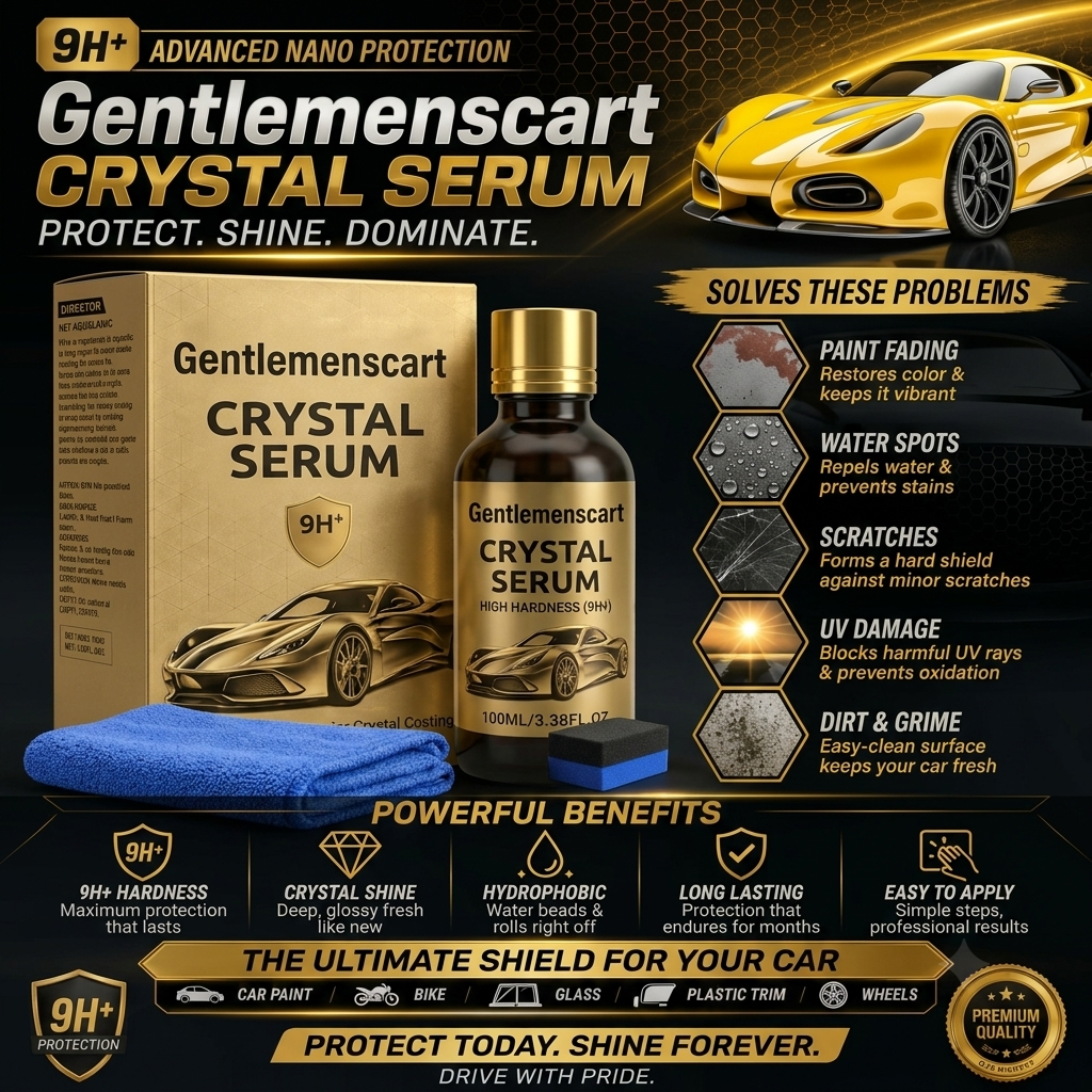Gentlemenscart 9H Graphene Ceramic Coating 🛡️ Scratch-Resistant High-Gloss Protection