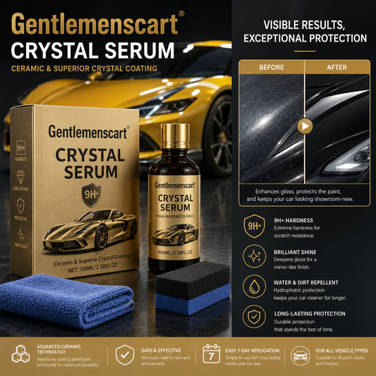 Gentlemenscart 9H Graphene Ceramic Coating 🛡️ Scratch-Resistant High-Gloss Protection