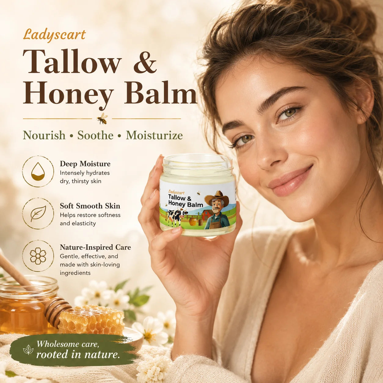 𝑶𝒇𝒇𝒊𝒄𝒊𝒂𝒍 𝑺𝒕𝒐𝒓𝒆 | 💖💖 𝐋𝐚𝐝𝐲𝐬𝐜𝐚𝐫𝐭® 𝐓𝐚𝐥𝐥𝐨𝐰 & 𝐇𝐨𝐧𝐞𝐲 𝐅𝐚𝐜𝐞 𝐁𝐚𝐥𝐦, 𝐀𝐧𝐭𝐢-𝐖𝐫𝐢𝐧𝐤𝐥𝐞 𝐅𝐢𝐫𝐦𝐢𝐧𝐠 𝐌𝐨𝐢𝐬𝐭𝐮𝐫𝐢𝐳𝐞𝐫, 𝐍𝐚𝐭𝐮𝐫𝐚𝐥 𝐀𝐧𝐭𝐢-𝐀𝐠𝐢𝐧𝐠 𝐅𝐚𝐜𝐢𝐚𝐥 𝐁𝐚𝐥𝐦 𝐟𝐨𝐫 𝐅𝐢𝐧𝐞 𝐋𝐢𝐧𝐞𝐬 & 𝐒𝐚𝐠𝐠𝐢𝐧𝐠 𝐒𝐤𝐢𝐧