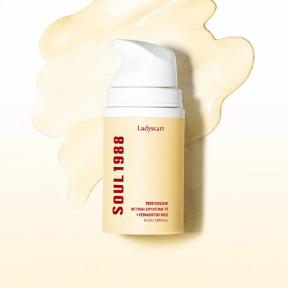 Ladyscart Soul 1988 Retinal Cream | 1% Retinal Liposome Anti-Aging Treatment for Smooth, Youthful Skin