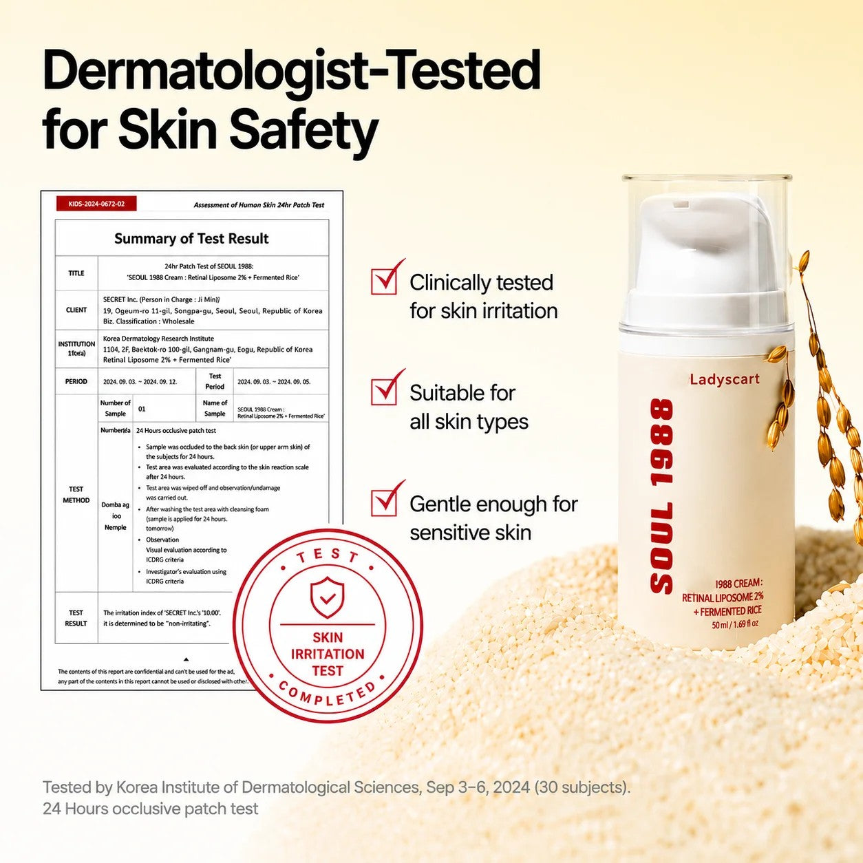Ladyscart Soul 1988 Retinal Cream | 1% Retinal Liposome Anti-Aging Treatment for Smooth, Youthful Skin