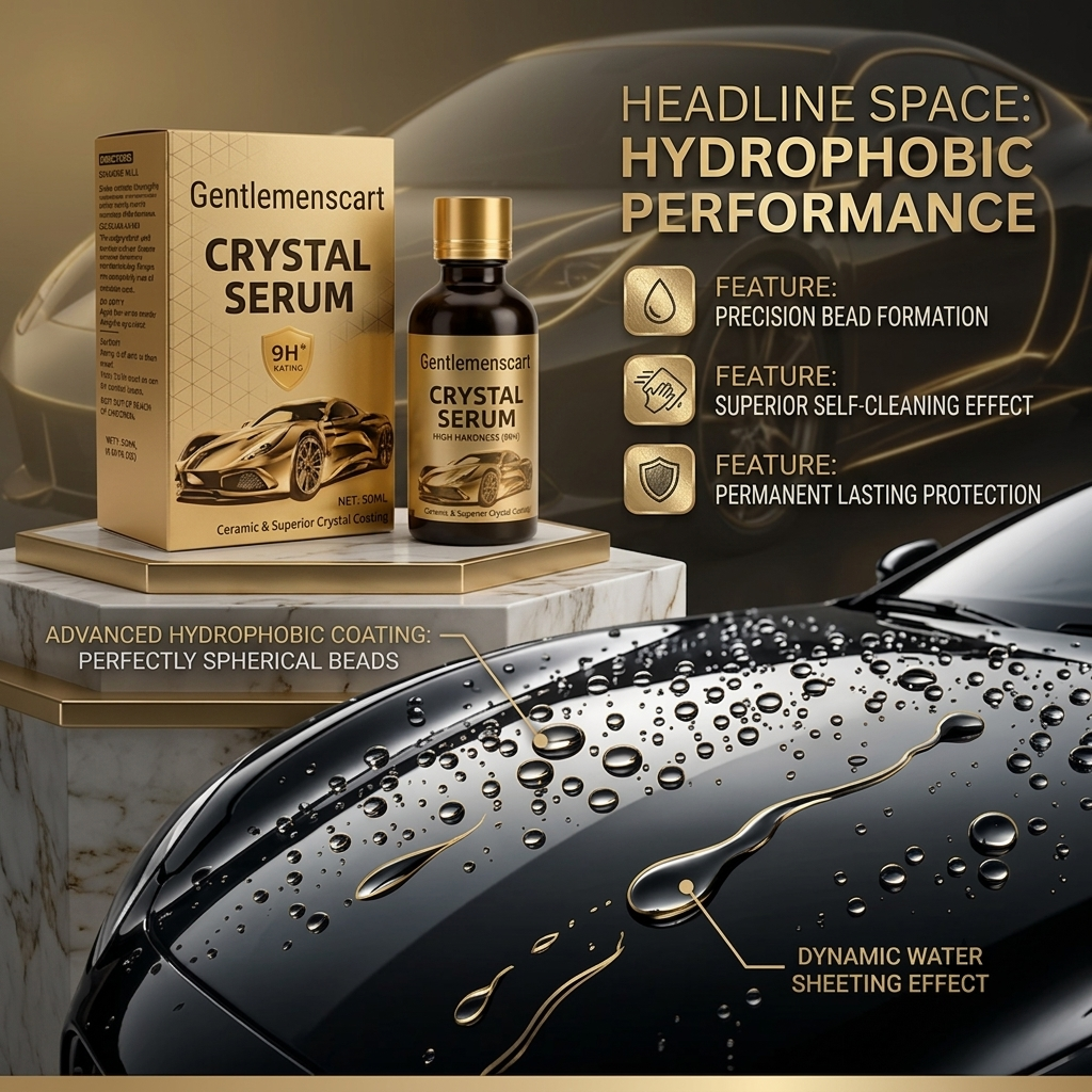 Gentlemenscart 9H Graphene Ceramic Coating 🛡️ Scratch-Resistant High-Gloss Protection