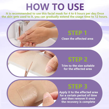 Soluble Microneedle Botanical Skin Tag Removal Patch