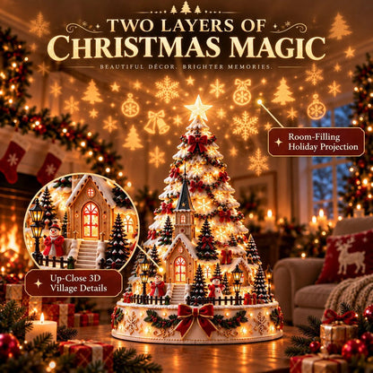 🏆 60,000+ Sold - 🎄Christmas Village Lightscape Tree
