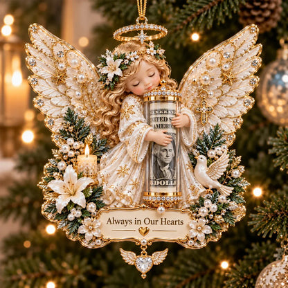 👼💵 3D Angel Christmas Cash Gift Ornament – Holiday Money Holder Keepsake ✨