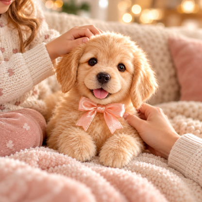 🐶🔥Black Friday 49% OFF! 🎁 Adorable Lifelike Robot Golden Retriever Puppy