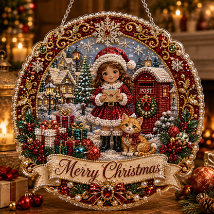 🎅✨DIY Christmas Pearl Diamond Art Hanging Ornament Kit