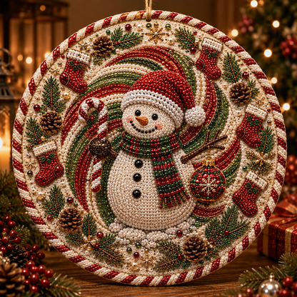 🎅✨DIY Christmas Pearl Diamond Art Hanging Ornament Kit