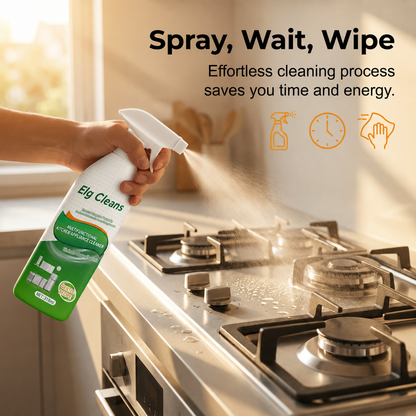 Discover the Elg Cleans Difference: Tough on Grease, Kind to Your Home.