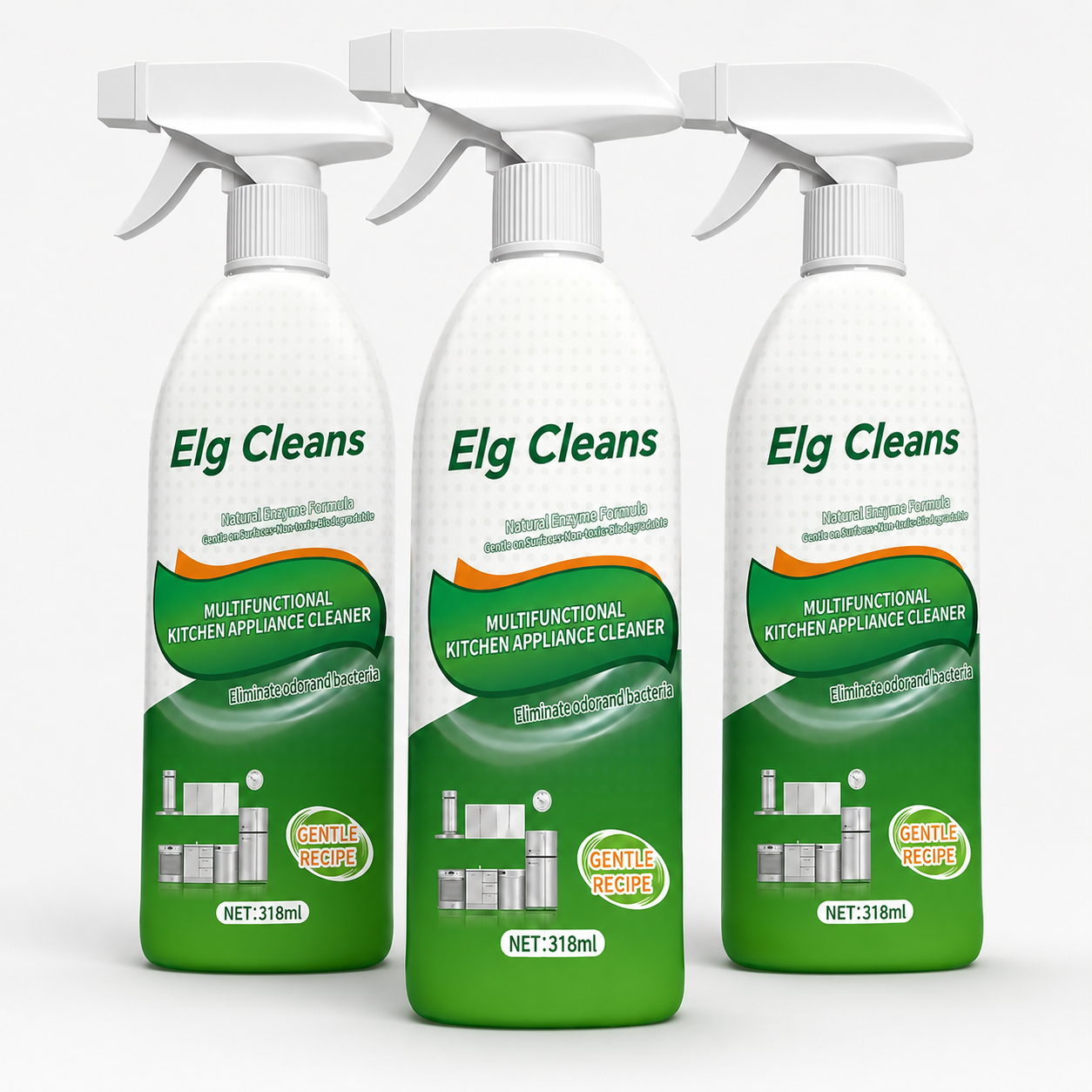Discover the Elg Cleans Difference: Tough on Grease, Kind to Your Home.