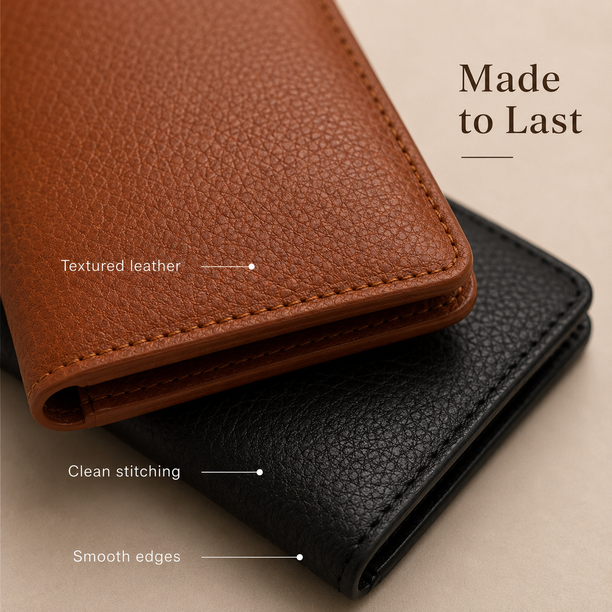 🔥100% Handmade Full-Grain Leather Wallet (Daniel Brooks 𝐇𝐚𝐧𝐝𝐦𝐚𝐝𝐞) - BUY 2 FREE SHIPPING