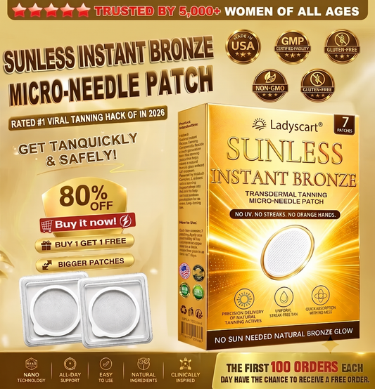 𝑶𝒇𝒇𝒊𝒄𝒊𝒂𝒍 𝑺𝒕𝒐𝒓𝒆 | ☀️☀️ 𝐋𝐚𝐝𝐲𝐬𝐜𝐚𝐫𝐭® 𝐒𝐮𝐧𝐥𝐞𝐬𝐬 𝐍𝐚𝐭𝐮𝐫𝐚𝐥 𝐆𝐥𝐨𝐰 𝐓𝐚𝐧𝐧𝐢𝐧𝐠 𝐌𝐢𝐜𝐫𝐨𝐧𝐞𝐞𝐝𝐥𝐞 𝐏𝐚𝐭𝐜𝐡 🇺🇸 (𝐉𝐮𝐬𝐭 𝐨𝐧𝐜𝐞 𝐚 𝐝𝐚𝐲) 𝐕𝐢𝐬𝐢𝐛𝐥𝐞 𝐁𝐫𝐨𝐧𝐳𝐞 𝐆𝐥𝐨𝐰 𝐢𝐧 𝟕 𝐃𝐚𝐲𝐬 ✅ 𝐍𝐨 𝐔𝐕, 𝐍𝐨 𝐎𝐫𝐚𝐧𝐠𝐞, 𝐍𝐨 𝐒𝐭𝐫𝐞𝐚𝐤𝐬, 𝐍𝐨 𝐃𝐇𝐀, 𝐍𝐨 𝐌𝐞𝐬𝐬.