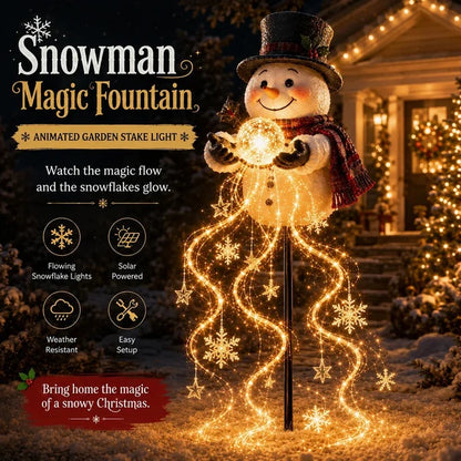 Christmas Early Discount 50% Off 🎁 Santa’s Magic Pour – Flowing LED Christmas Garden Light