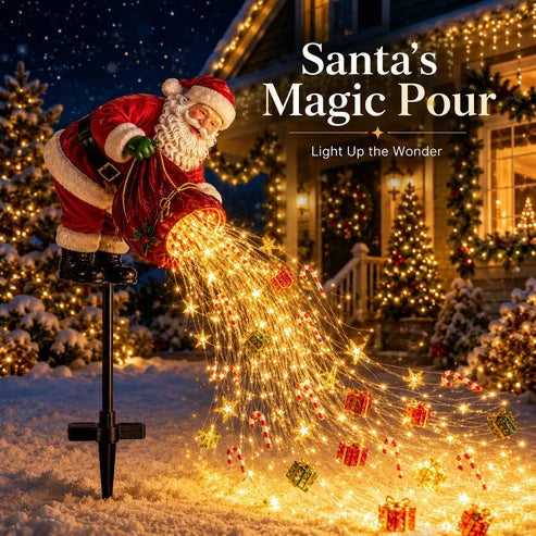 Christmas Early Discount 50% Off 🎁 Santa’s Magic Pour – Flowing LED Christmas Garden Light