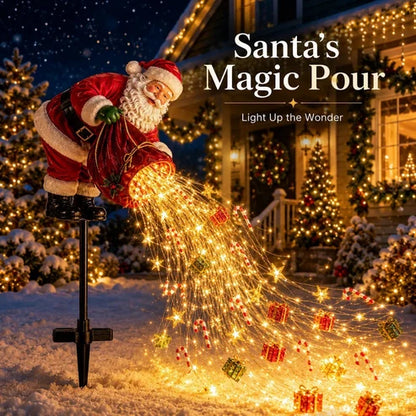 Christmas Early Discount 50% Off 🎁 Santa’s Magic Pour – Flowing LED Christmas Garden Light