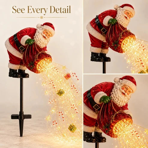 Christmas Early Discount 50% Off 🎁 Santa’s Magic Pour – Flowing LED Christmas Garden Light