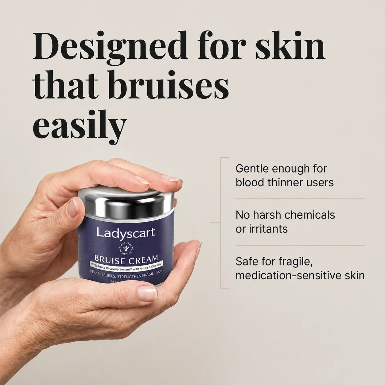 💥75K+ Sold💕 Ladyscart® Bruise Repair Cream | Soothe Bruises & Strengthen Fragile Skin