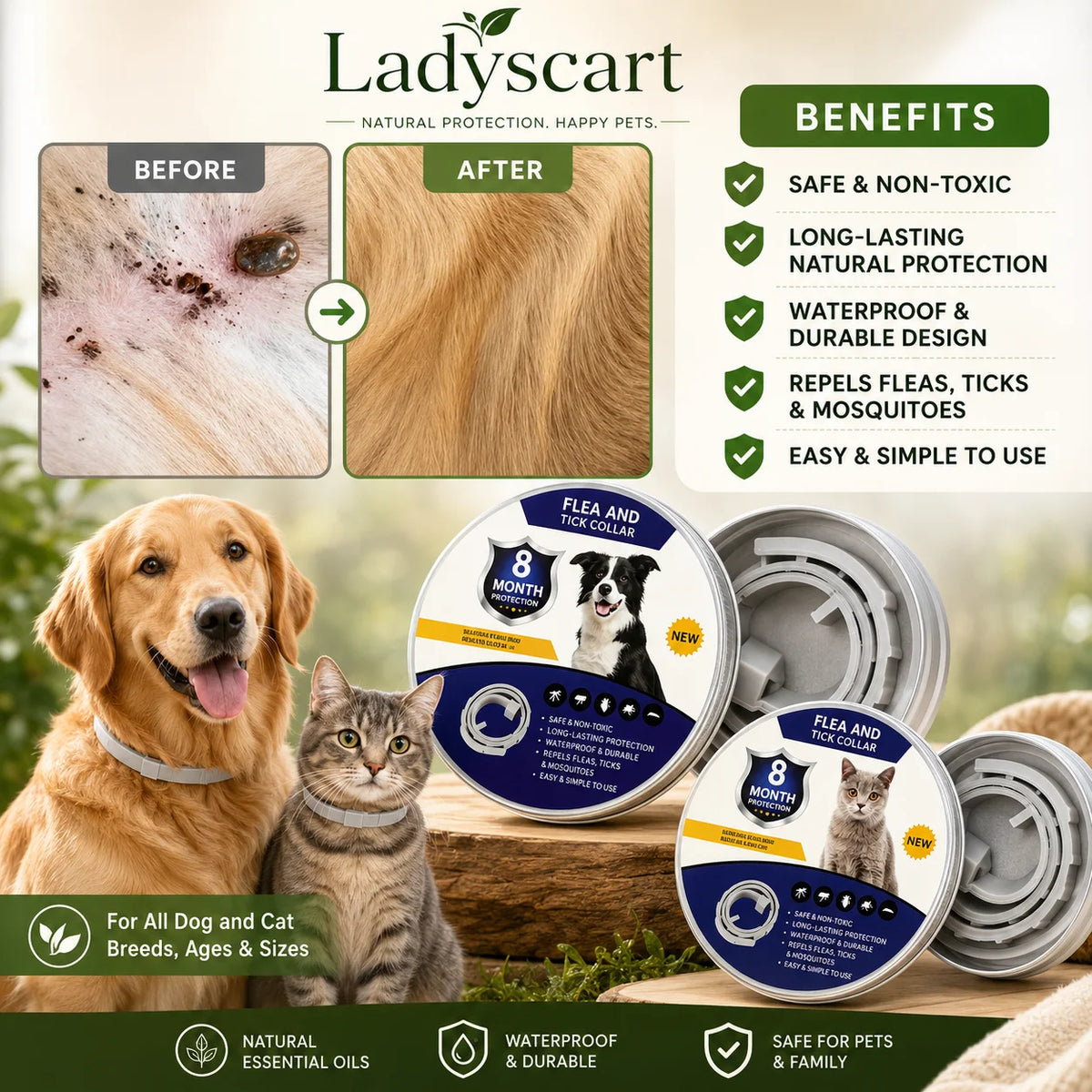 🐾🔥𝟓𝟎% 𝐎𝐅𝐅 𝐓𝐎𝐃𝐀𝐘 | 𝐋𝐚𝐝𝐲𝐬𝐜𝐚𝐫𝐭 𝐅𝐫𝐞𝐬𝐡 𝐒𝐜𝐞𝐧𝐭 𝐅𝐥𝐞𝐚 & 𝐓𝐢𝐜𝐤 𝐂𝐨𝐥𝐥𝐚𝐫 𝐟𝐨𝐫 𝐃𝐨𝐠𝐬 & 𝐂𝐚𝐭𝐬