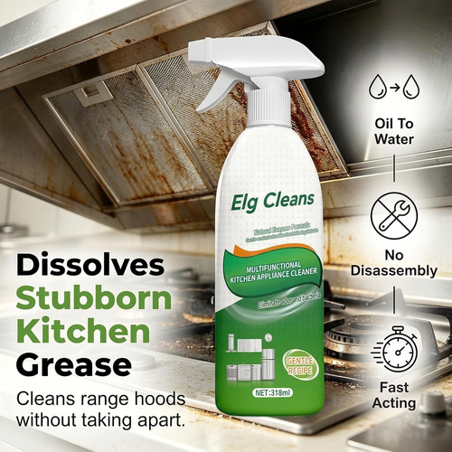 Discover the Elg Cleans Difference: Tough on Grease, Kind to Your Home.