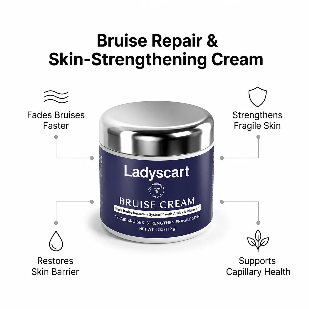 💥75K+ Sold💕 Ladyscart® Bruise Repair Cream | Soothe Bruises & Strengthen Fragile Skin
