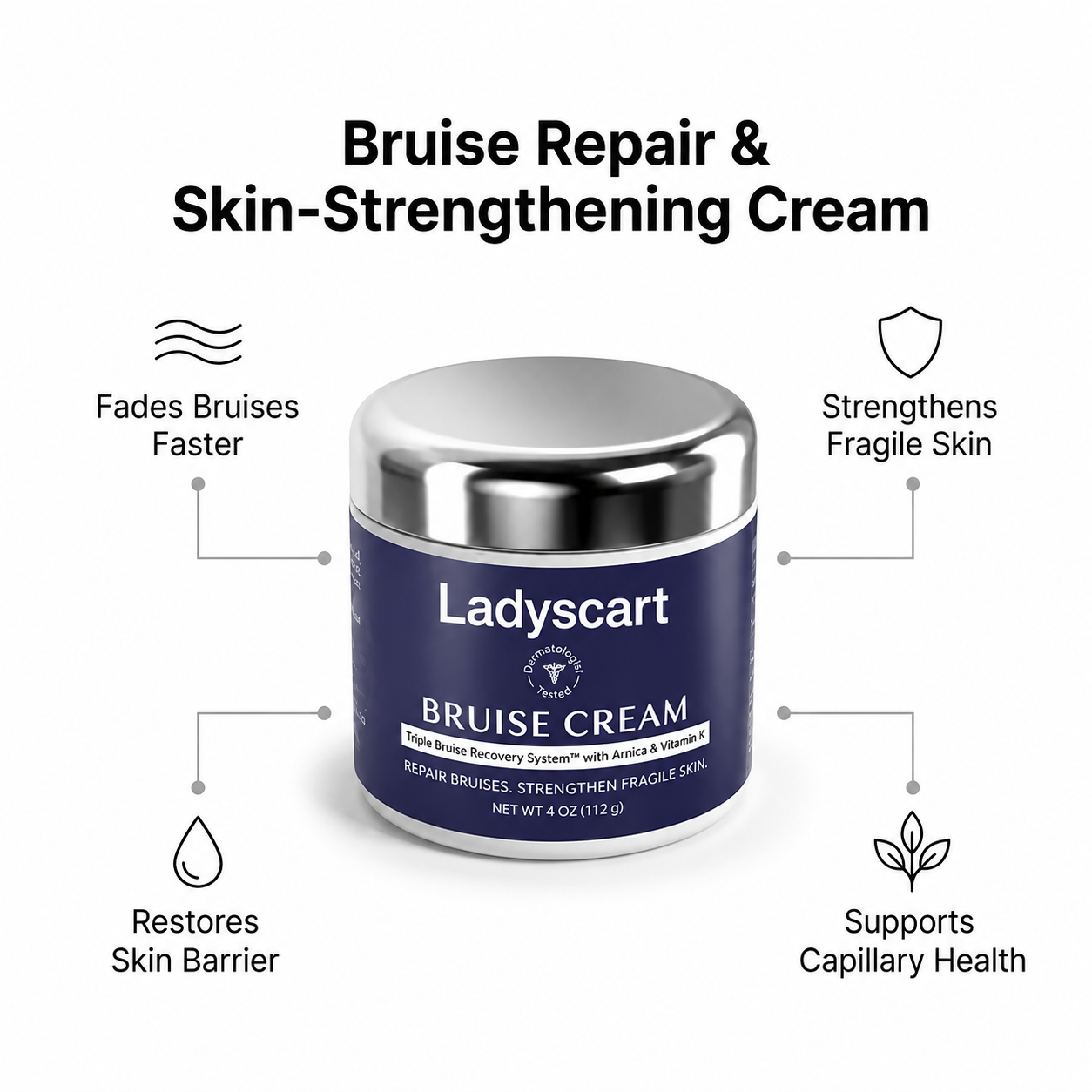 💥75K+ Sold💕 Ladyscart® Bruise Repair Cream | Soothe Bruises & Strengthen Fragile Skin
