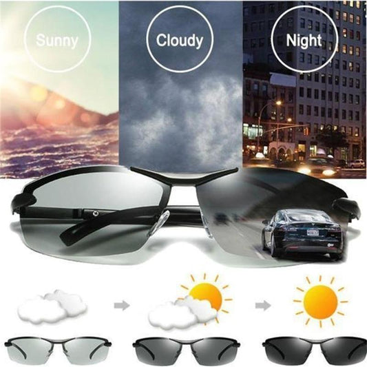 2026 Photochromic Sunglasses with Anti-Reflective Polarized Lenses (50% Off) 😎