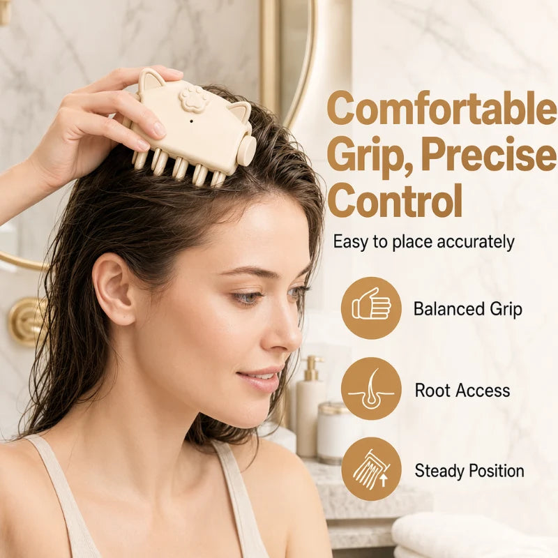 📢50% OFF !! ⏰Wireless Heated Volumizing Root Lift Clip - Salon Crown Volume Styling Tool for Fine Flat Hair